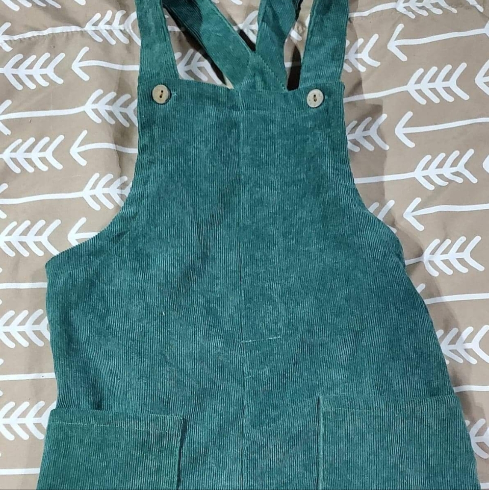 Super cute green overalls, they are pants